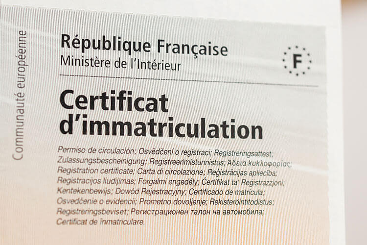 Comprendre mon certificat d'immatriculation - Heyme