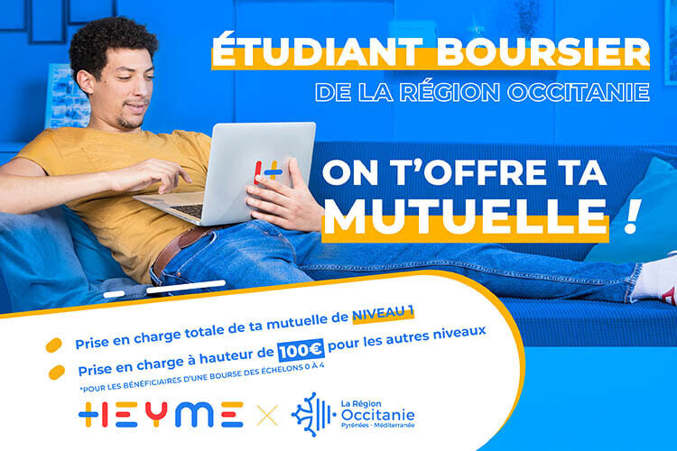 Etudiant boursier : aide à la complémentaire santé (Région Occitanie) - Heyme